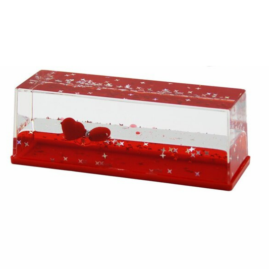 - KIRMIZI SU & KALP & YILDIZ) YÜZEN BATMAYAN KALP (DEKORATİF BİBLO AKVARYUM) (15X5.2X5.3CM)