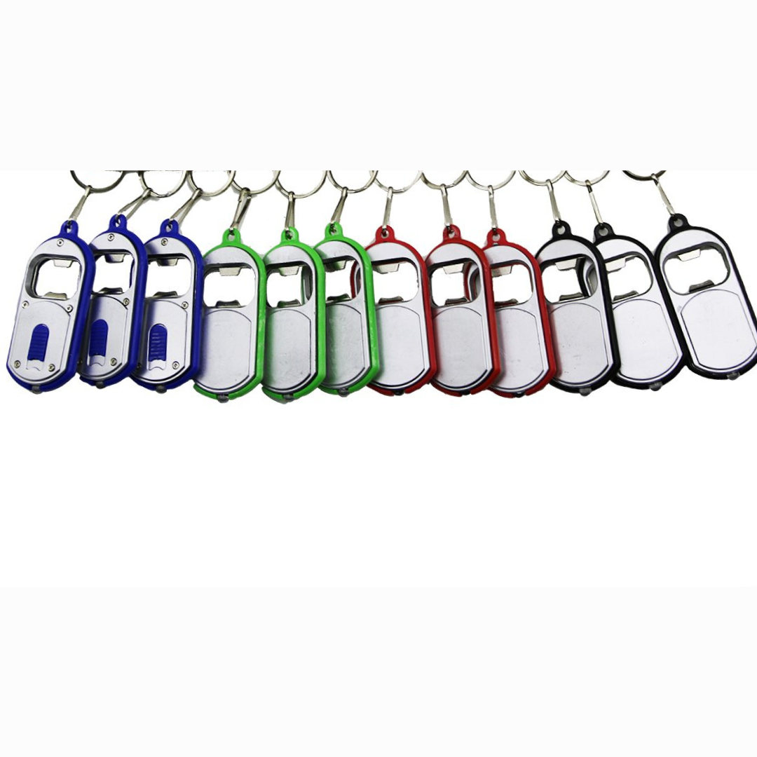 - 3’ü 1 Arada Anahtarlık Açacak + LED Fener + Şık Tasarım Anahtarlık Şık Hediyelik